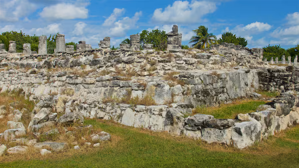 El Rey Ruins ancient Mayan site near Hyatt Vivid Grand Island Cancun